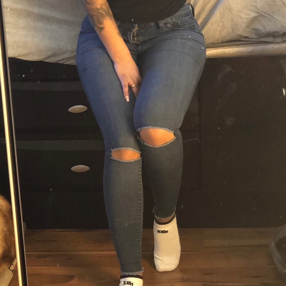Jegging blue denim XS